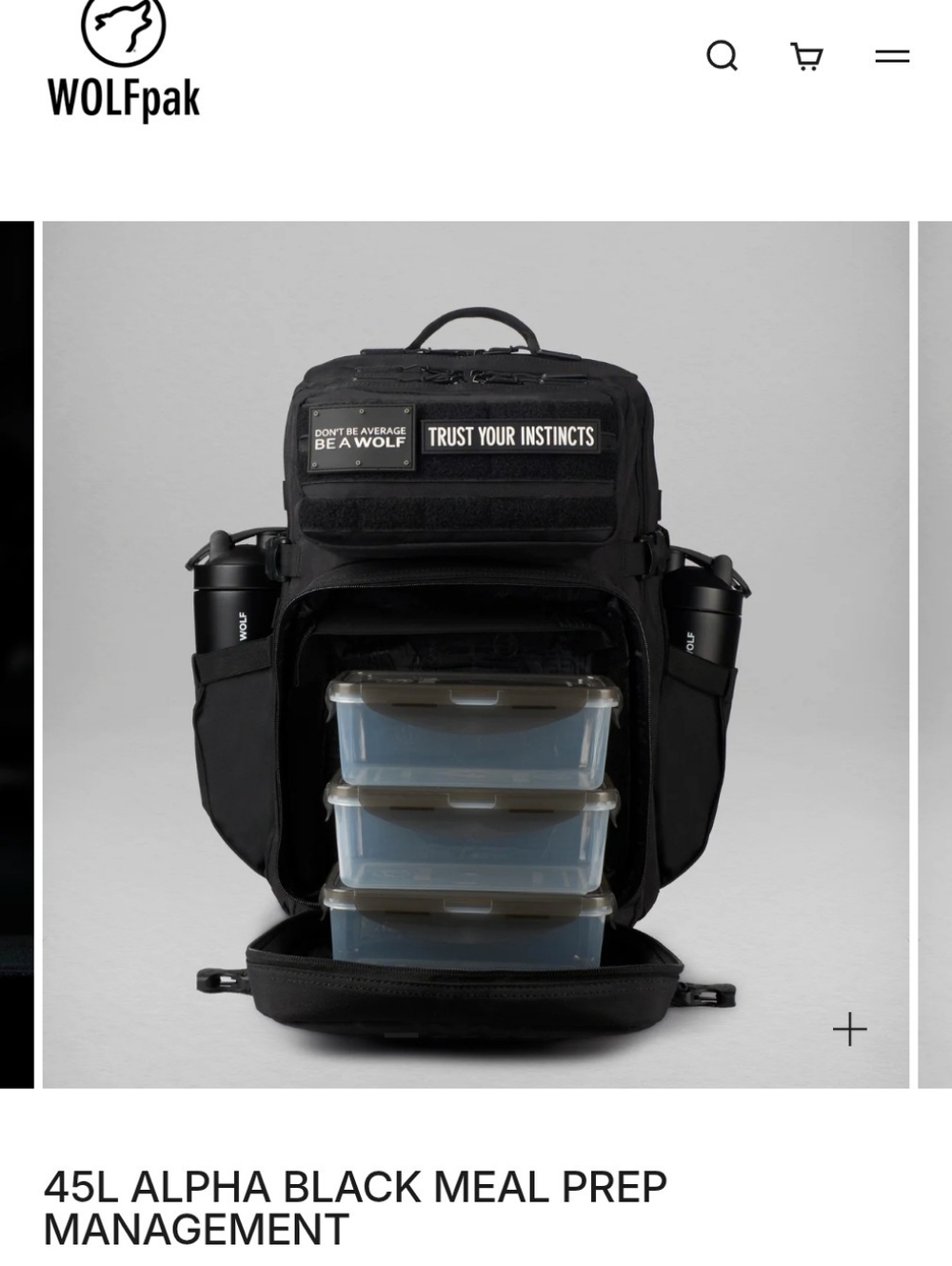 Wolfpak Mealprep Backpack
